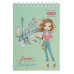 Блокнот ZiBi А6 на гориз. спір. 40арк. TRAVEL GIRLS (20) /ZB.12136/