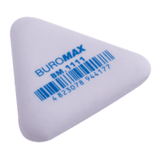 Гумка BUROMAX 1111 трикутний, білий (42), /BM.1111/