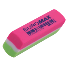 Гумка BUROMAX 1115 прямокутний, неоновий (36) /BM.1115/