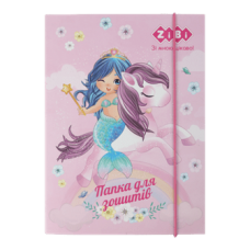 Папка для зошитів ZiBi KIDS Line В5 14983 CUTE картон. на гумках /ZB.14983/