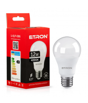 Лампа ETRON світлодіодна 1-ELP-006 A60 E27 12W 4200K (груша)
