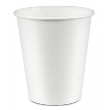 Стакан одноразовий паперовий 180мл (50) білі /0324/
