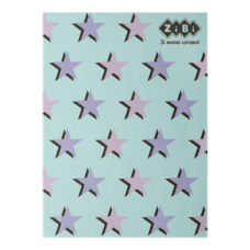 Блокнот ZiBi KIDS Line А5 тв. пал. 64арк. PATTERN 12767-02 синій /ZB.12767-02/
