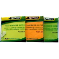 Стікери 4OFFICE 76*76  80арк 4-424-2 неон. (12) /4-424-2/