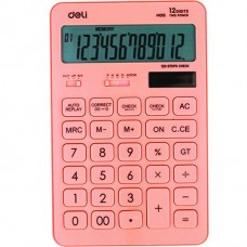 Калькулятор DELI  бухг. 1541 червоний, 12розр. (175*108мм) /EM01541/