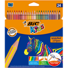 Олівці кольорові 24кол. BIC Kids Evolution Stripes /bc950525/