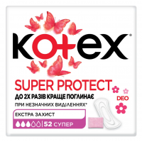 Прокладки щоденні Kotex Super Deo 52шт