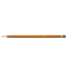 Олівець графітовий BUROMAX 8541 2B PROFESSIONAL жовтий (12/144) /8541/