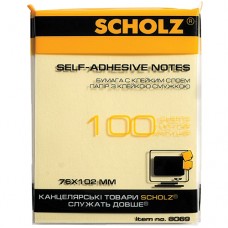 Стікери SOZ 76*102 100арк 8069 жовті (6) /8069/
