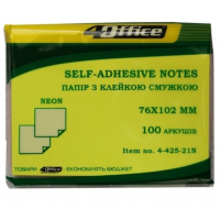 Стікери 4OFFICE 76*102 100арк 4-425 асорті (12) /4-425/