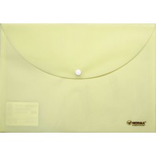 Папка на кнопці А4 NORMA 5102-03 Pastel жовта (12) /5102-03/