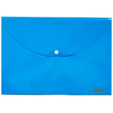 Папка на кнопці А4 NORMA 5102-05 Pastel блакитна (12) /5102-05/