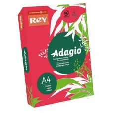 Папір кольоровий 160г/м, А4 інт.червоний 250арк. REY Adagio 22 /16.7417/