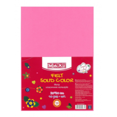 Фетр листовий (поліестер) 20х30см MAXI 61622-52 180г/м, світло-рожевий (10арк.) (ціна за 1 аркуш)