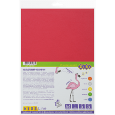 Фоаміран А4 1мм ZiBi KIDS Line 1832 кольоровий 5кол. (5арк. в уп.) (ціна за уп.) /ZB.1832/