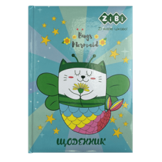 Щоденник шкільн. ZiBi KIDS Line 13810 48 арк. BUGS MERMAID, тв.обкл. /ZB.13810/
