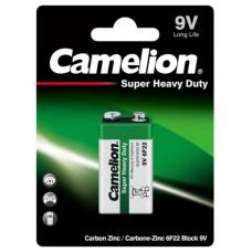 Батарейка CAMELION 6F22 9V Super Heavy Duty 1шт/упак.