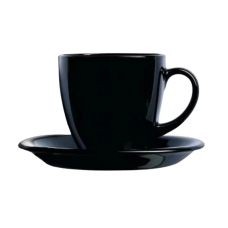 Сервіз Luminarc чайний 220мл 12пр. Carine Black P4672