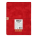 Щоденник датований 2026 BUROMAX А5 VELOUR 2134-05 червоний /BM.2134-05/