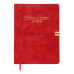 Щоденник датований 2026 BUROMAX А5 VELOUR 2134-05 червоний /BM.2134-05/