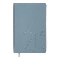 Щоденник датований 2026 BUROMAX А6 STEEL 2517-14 блакитний /BM.2517-14/