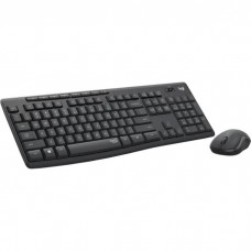 Клавіатура LOGITECH MК295 Silent Wireless + мишка бездротова, graphite (920-009800)