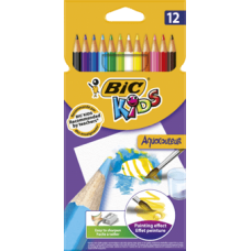 Олівці кольорові 12кол. BIC Kids Evolutions Акварель /bc8575614/