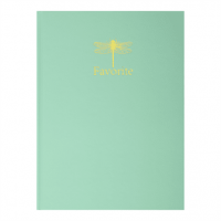 Книга канц. тв.пал. А4  96арк # офс. BUROMAX 2400-438 FAVOURITE PASTEL, м'ятна (8) /BM.2400-438/