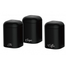 Набір банок д/сипучих Klausberg 7504 чорні 3пр.