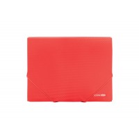 Папка на гумках А4 ECONOMIX 31601-53 червона "помаранч" (20) /E31601-53/