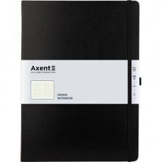 Блокнот AXENT А4 100арк. Partner Grand 8203-01-A чорний (клітинка) /8203-01-A/