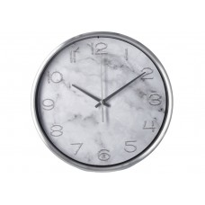 Годинник настінний OPTIMA MARBLE 52090 металевий, сірий мармур /О52090/