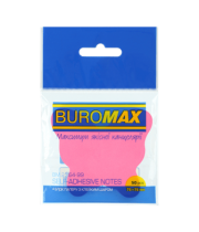 Стікери BUROMAX Метелик 50арк 2364-99 неон асорті (12) /BM.2364-99/