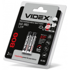 Акумулятор VIDEX AAA HR03 800mAh  2шт/упак. (ціна за уп)