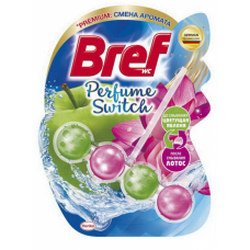 Освіжувач д/унітаза Bref 50г Зелене Яблуко-Водяна лілія (кульки)