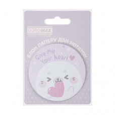 Стікери BUROMAX CUTE SEAL діаметр 70мм 30арк 2381-72, /BM.2381-72/