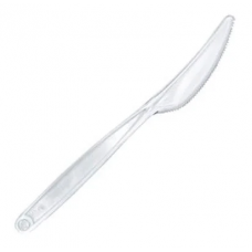 Ніж пластик. одноразовий (100) Швидкоff, прозорий