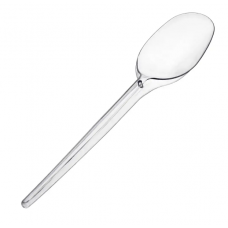 Ложка пластик. одноразова столова (100) прозора /9928/0305/