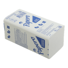 Рушники паперові  V-скл. PAPERO 150арк. 21x 22см, 2-шар. білі (RV023) (20)