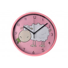 Годинник настінний OPTIMA LITTLE LAMB 52104 пластиковий, рожевий /O52104/