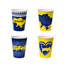 Стакан одноразовий паперовий 175мл (50/2000) Патріот /CUP175PAT/