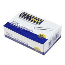 Скріпки 50мм BUROMAX 5001 100шт. (10/100) /BM.5001/