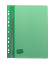 Швидкозшивач А4 NORMA 5262-04 з перфор. глянець зелений (10) /5262-04N/