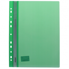 Швидкозшивач А4 NORMA 5262-04 з перфор. глянець зелений (10) /5262-04N/