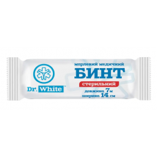 Бинт стерильний Dr. White 7x14