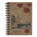 Блокнот BUROMAX В6 на спір. крафт обкл. 96арк. 2479 (клітинка) (5/60) /BM.2479/