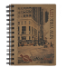 Блокнот BUROMAX В6 на спір. крафт обкл. 96арк. 2479 (клітинка) (5/60) /BM.2479/