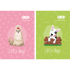 Блокнот ZiBi KIDS Line А7 на гориз. спір. 40арк. DOGS 12105 (20) /ZB.12105/