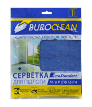 Ганчірка д/підлоги BUROCLEAN EuroStandart 50х60см, мікрофібра /10200154/