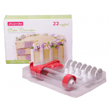 Декоратор для десертів Kamille 7778 (шприц+22 насадки)